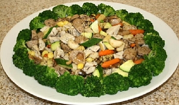 Vegetarian Shark Fin and Mushrooms Stir Fry