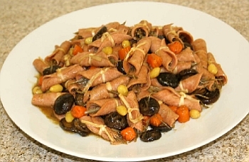 Vegetarian Shark Fin and Mushrooms Stir Fry