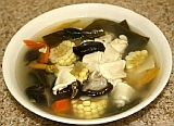 Seaweed Corn Soup