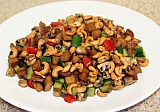 Vegetarian Smoked Steak with Cashews 